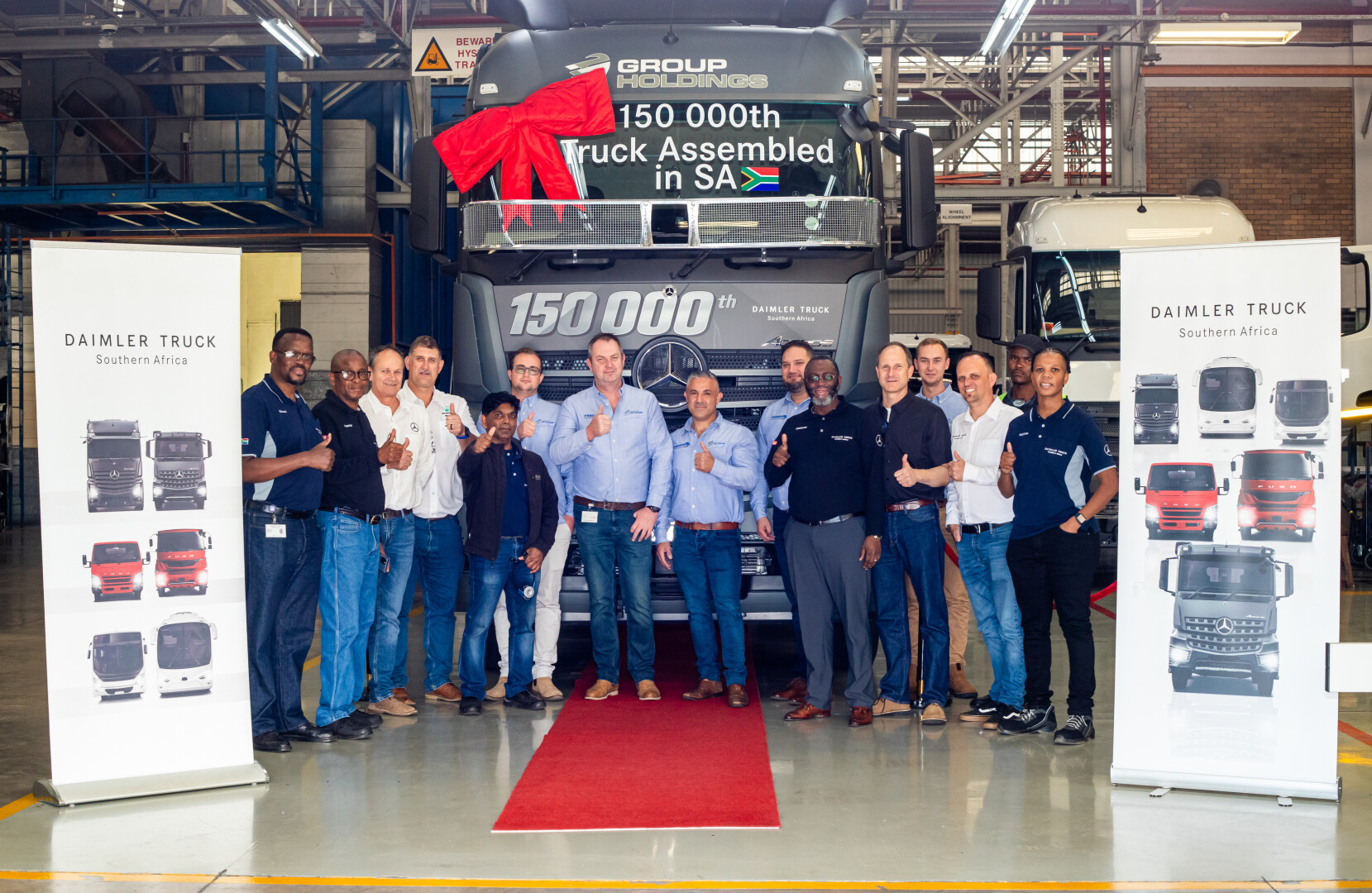 Milestone Achieved: 150,000th Mercedes-Benz Truck in East London
